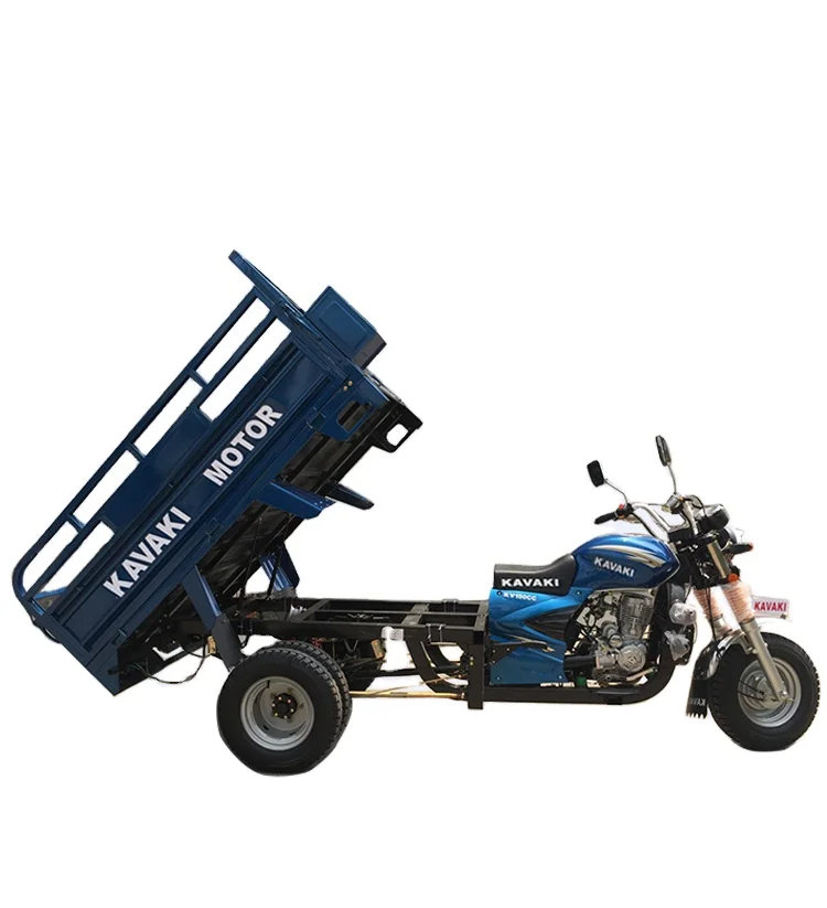 KAVAKI export 150cc doubie rear wheel used cargo tricycle trike motorcycle