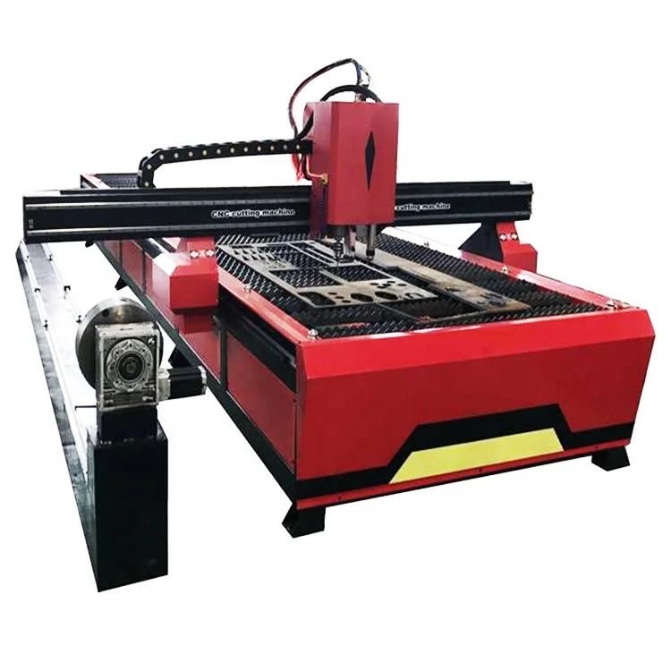 1500*3000mm iron plate steel plasma metal cutting machine with rotary
