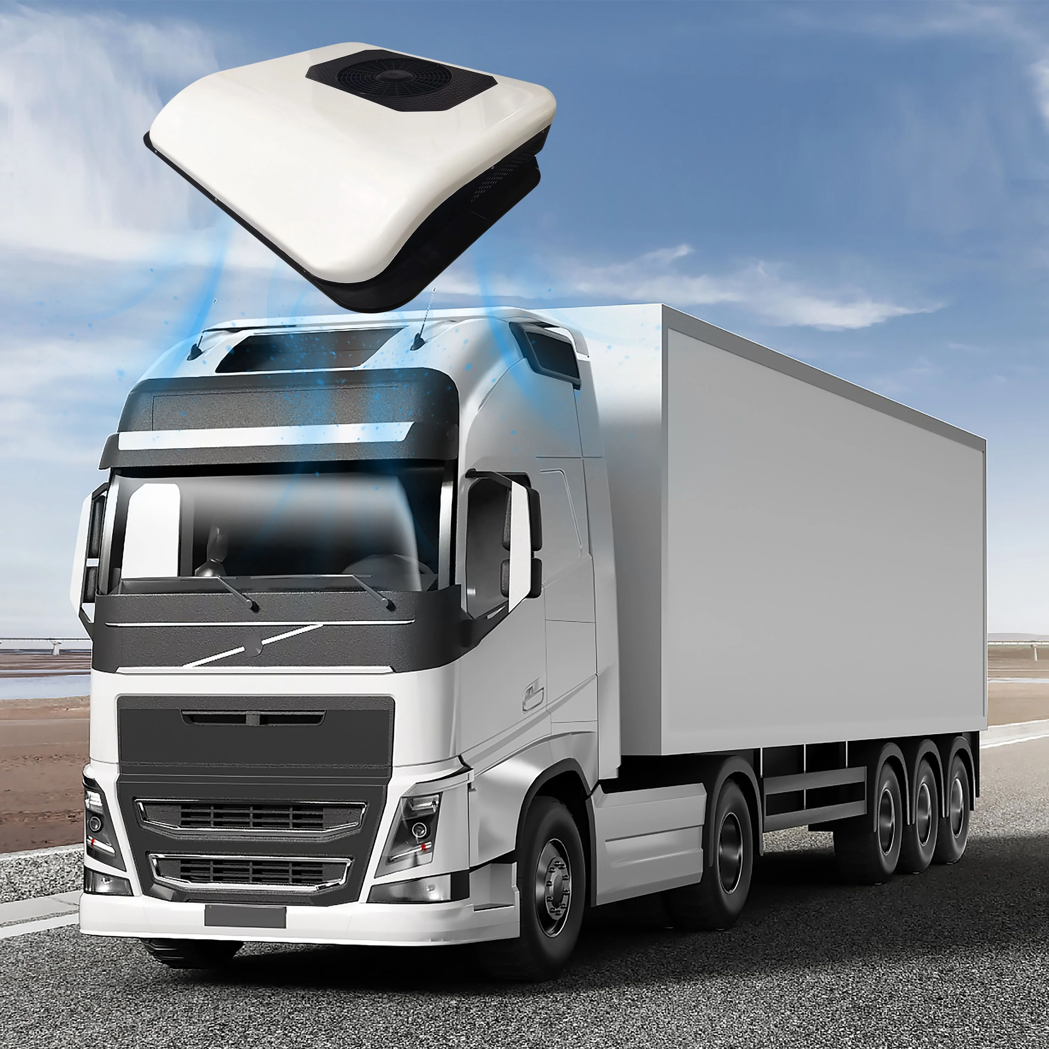 Factory Direct High Quality Parking Cooler,  Tractor Truck 12V 24V  Parking Air Conditioner*