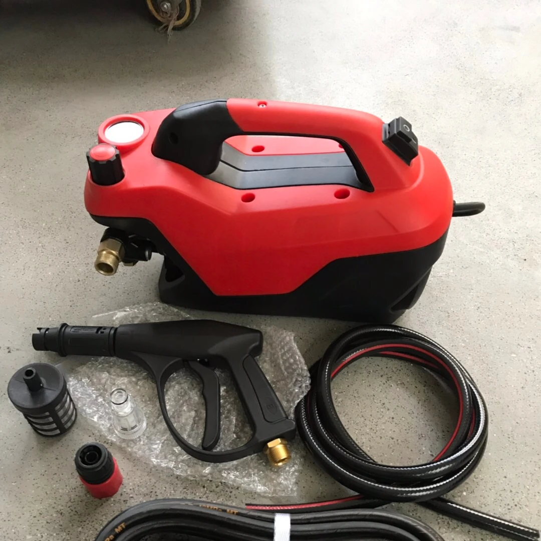 220v 120bar water electric jet portable mini high pressure car washer machine for home