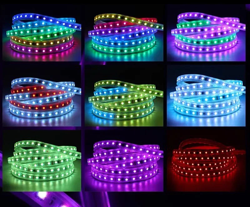 Multicolor Flexible Light ws2812b 5m 5050 smd 60led Addressable Programmable SK6812 Pixel RGB Led Strip
