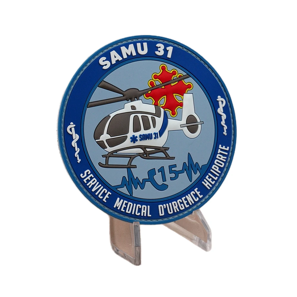 Custom Logo Pvc Patch Wholesale Design Silicone Patches Rubber Pvc Patches Back For Clothing