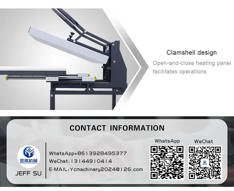 Новый широкоформатный ручной сублимационный термопресс 40*40 40*60 60*80x100 см