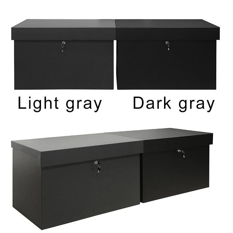 High Quality Food Storage Box Modern Anti-theft Glass Containers for Food Storage Rectangle Metal Furniture Rectangle Box