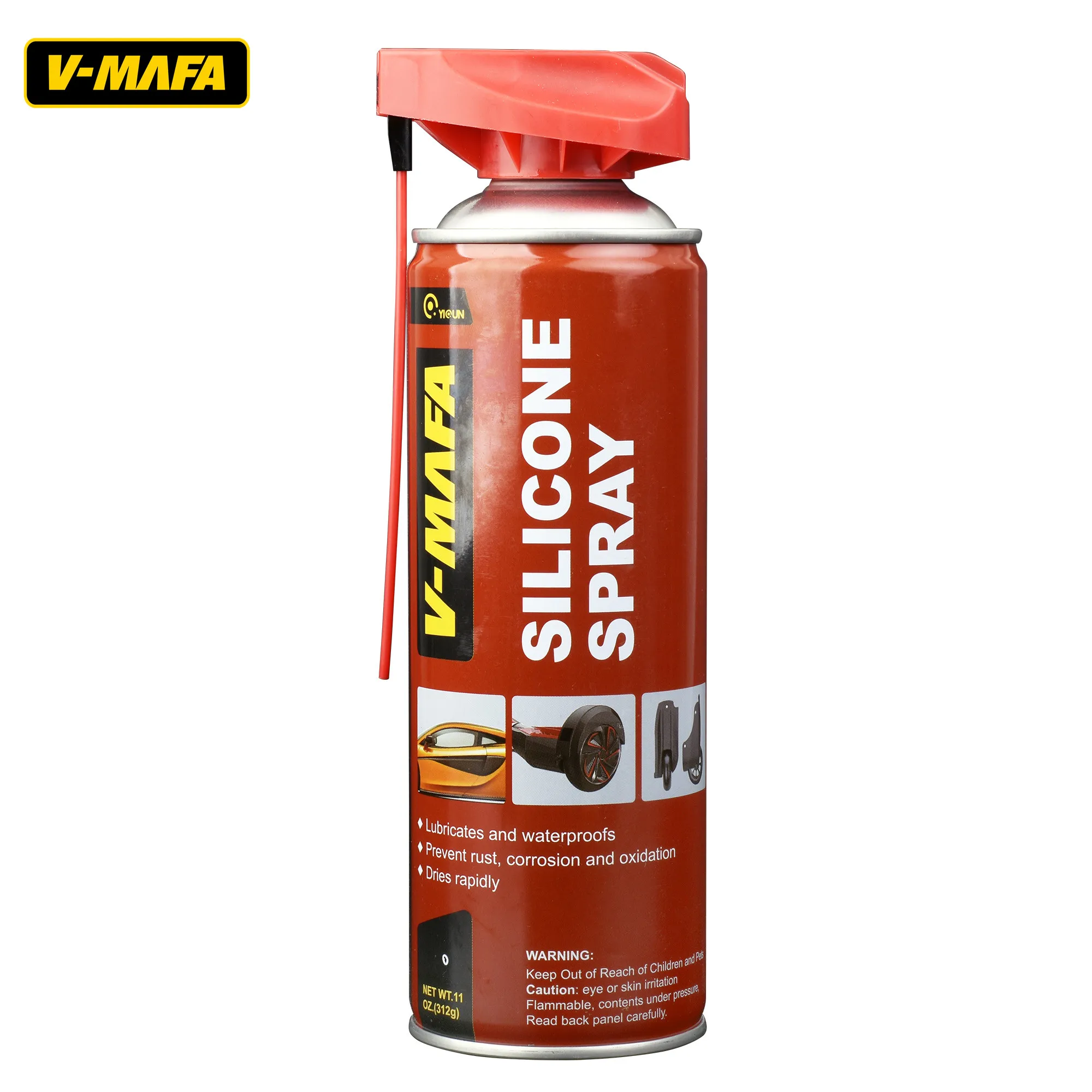 Eco-friendly Lubricates Supplier Waterproof anti rust mold release and silicone lubricant spray