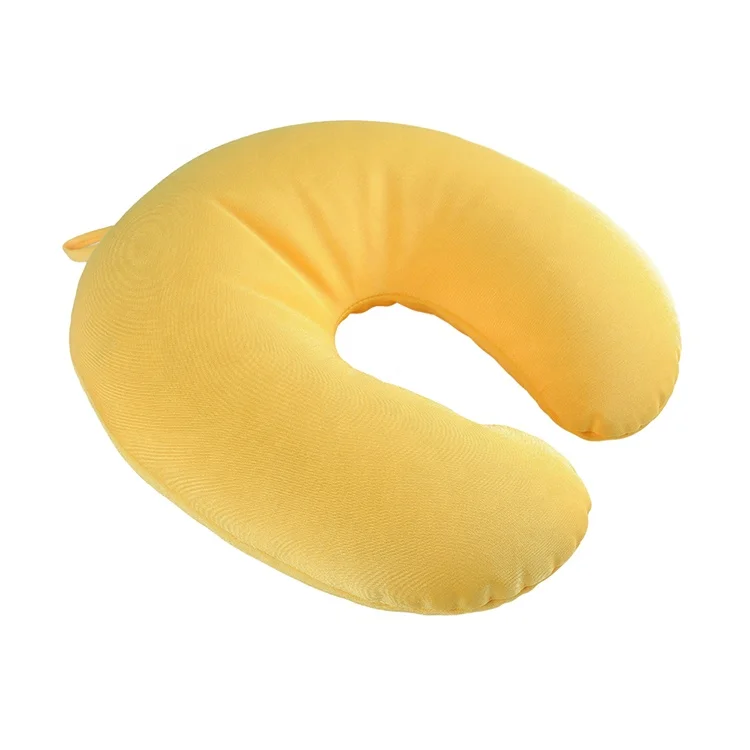Wholesale Custom LOGO U-shaped Pillow Microbeads Nap Pillow Travel Health Pillow