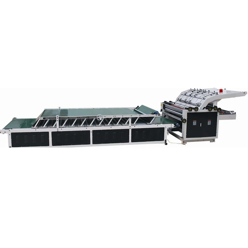 
vacuum sucking semi matic flute laminator 