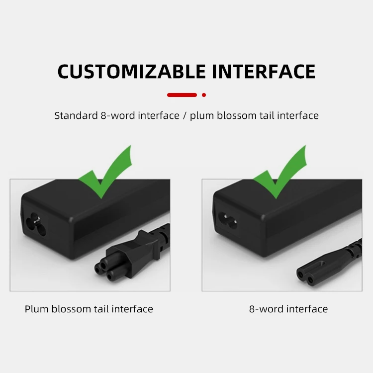 Universal Input DC Plug Quick 45W Type C Fast Adapter Charger For Laptop