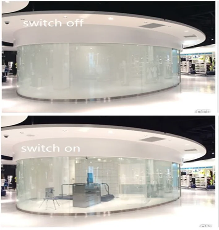 Smart personalized switchable film magic pdlc film privacy glass foil