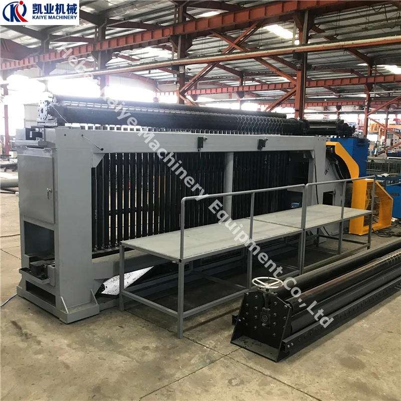 Maximum 5 meters high-speed fully Automatic galvanized gabion mesh weaving machine max.4.3m in China