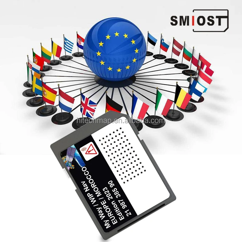 SMIOST автомобильный GPS навигатор Navig для CID-смены SD-карты программного обеспечения Citroen Europe 16GB Myway 308 C4 Jump