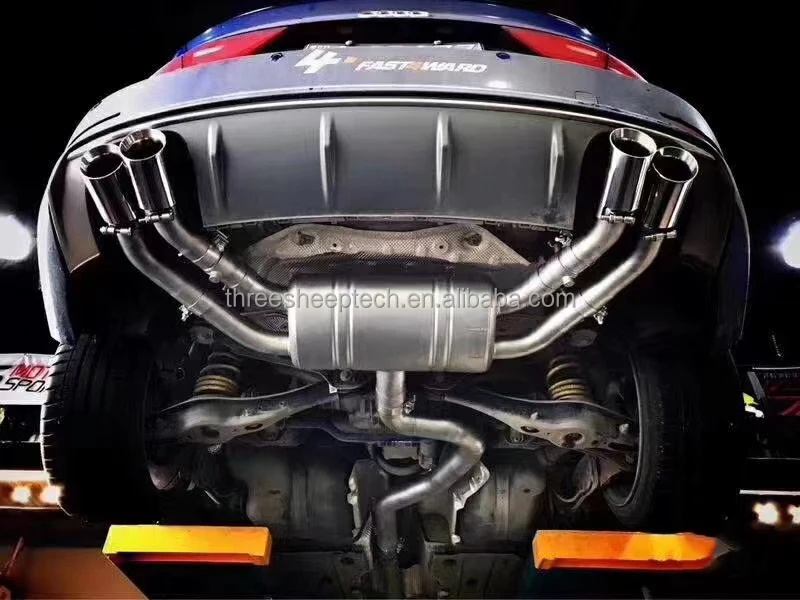 Высокопроизводительный выхлопной патрубок для Audi S3 8V 2 0 t из нержавеющей стали с клапаном выхлопных труб автомобильные аксессуары