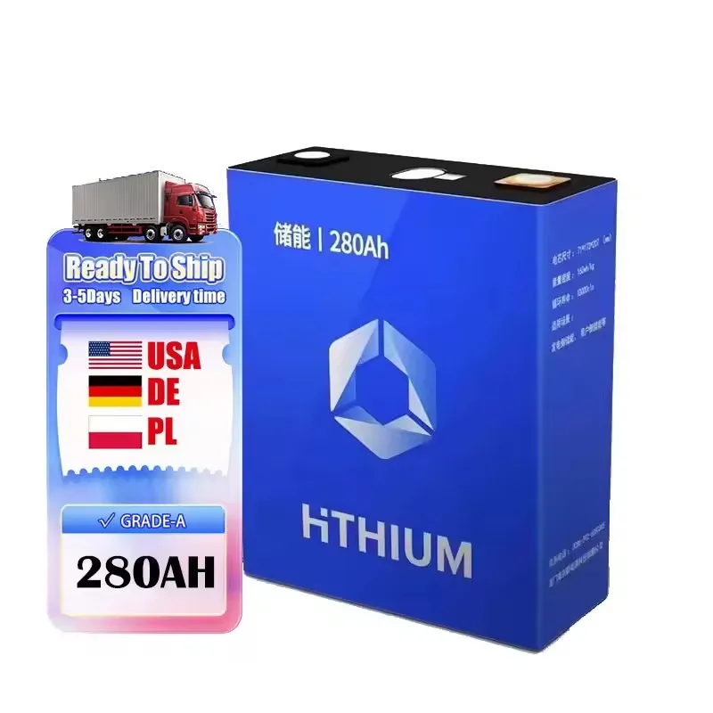 IMR глубокий цикл 10000 циклов призматический Hithium 280Ah 3 2 В литиевые Lifepo4 батареи для солнечной системы