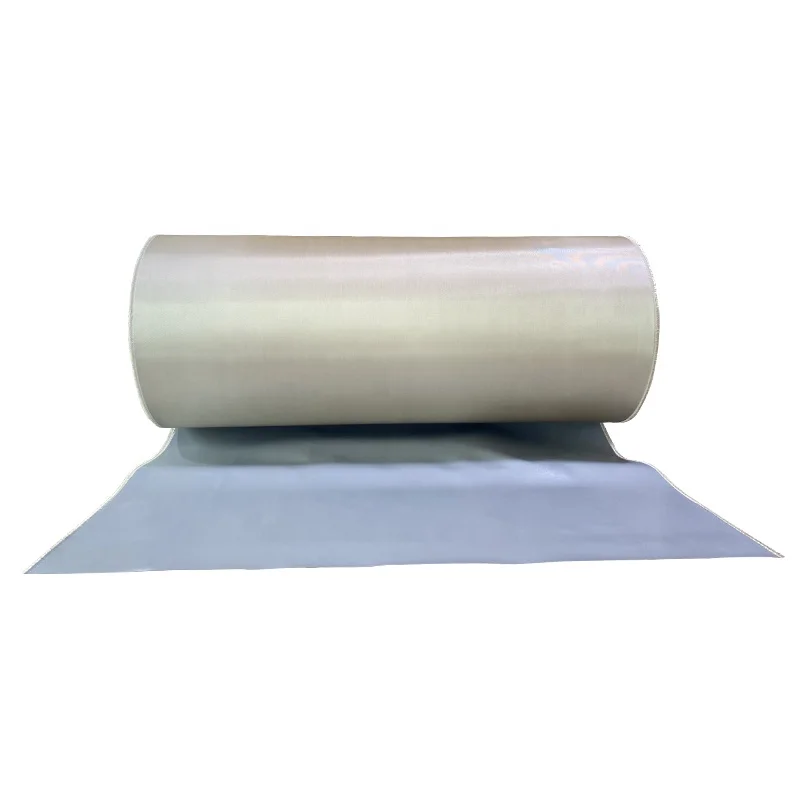 Manufacturer High Temperature Gray Silicone Coated Industrial Fiberglass Fabric Reinforced High Silica Glass Fiber cloth