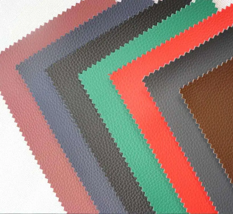 Modern style Cost effective faux leather material for sofa full grain leather fabric