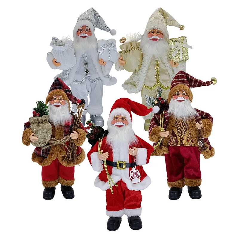 CFP G421 Christmas Child Gift Toy Table Decoration Santa Claus Doll