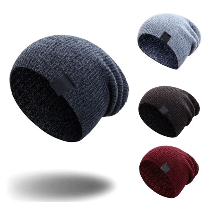 Oem Wholesale Winter Cashmere Cotton Rasta Thickened Merino Warm Unisex Paisley Pattern Head Wrap Knitted Beanies Hat