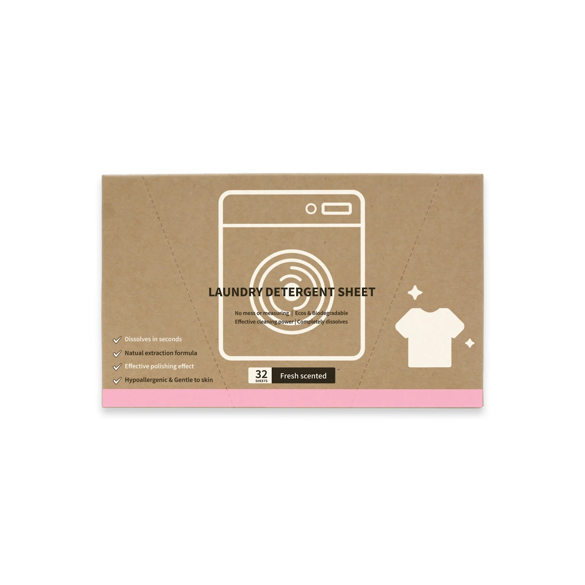 New arrival high concentration detergent laundry sheet drawer box in Australia