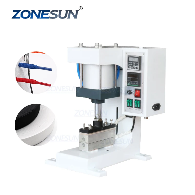 ZONESUN ZY-819G  High Frequency Semi Automatic Shoelace Hot Stamping Creasing Leather Embossing Machine Heat Press Machine