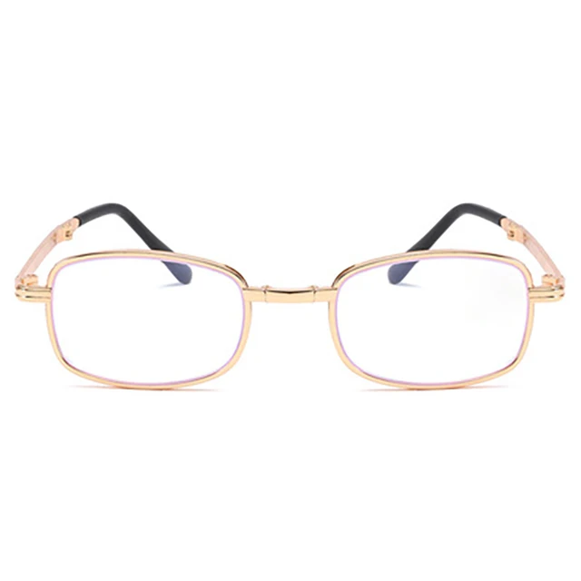 Оправа для очков складные очки для чтения квадратные очки Оптические очки Лидер продаж 2022 женские металлические очки