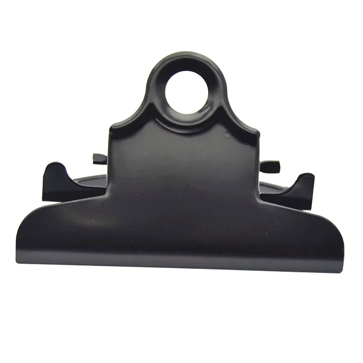 Environmental protection high quality artboard menu clip 78MM  black elasticity is not easy to deform