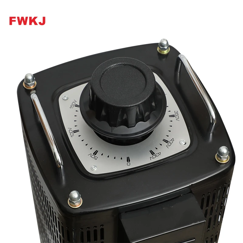 Black Color FWKJ TSGC2 60KVA three phase Variac transformer 380V ac automatic voltage regulator
