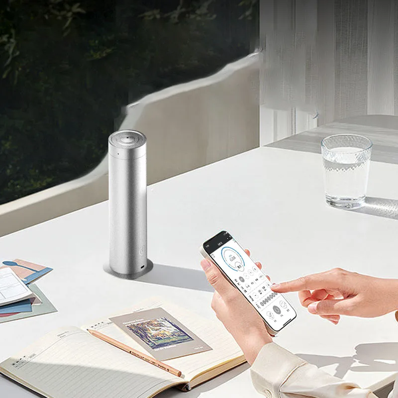 Smart Air Freshener Aroma Machine Scent Fragrance Silent Waterless Aroma Oil Tower Diffuser Machine For Office Desktop