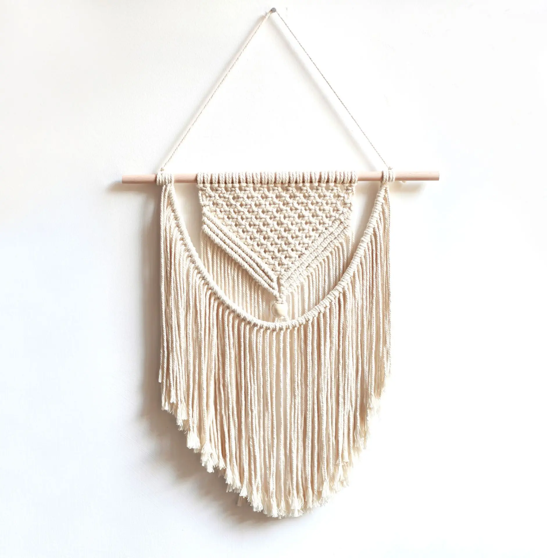 Handmade woven Tassel Tapestry Bedside Sofa Background Wall Art Decoration Wall Hanging Decor Tapestry