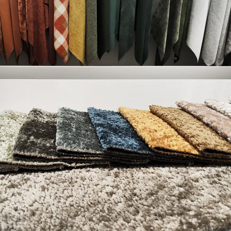 Jy331 Wholesale 100% Polyester Knit Upholistey Microfiber Velvet Chenille Sofa Fabric