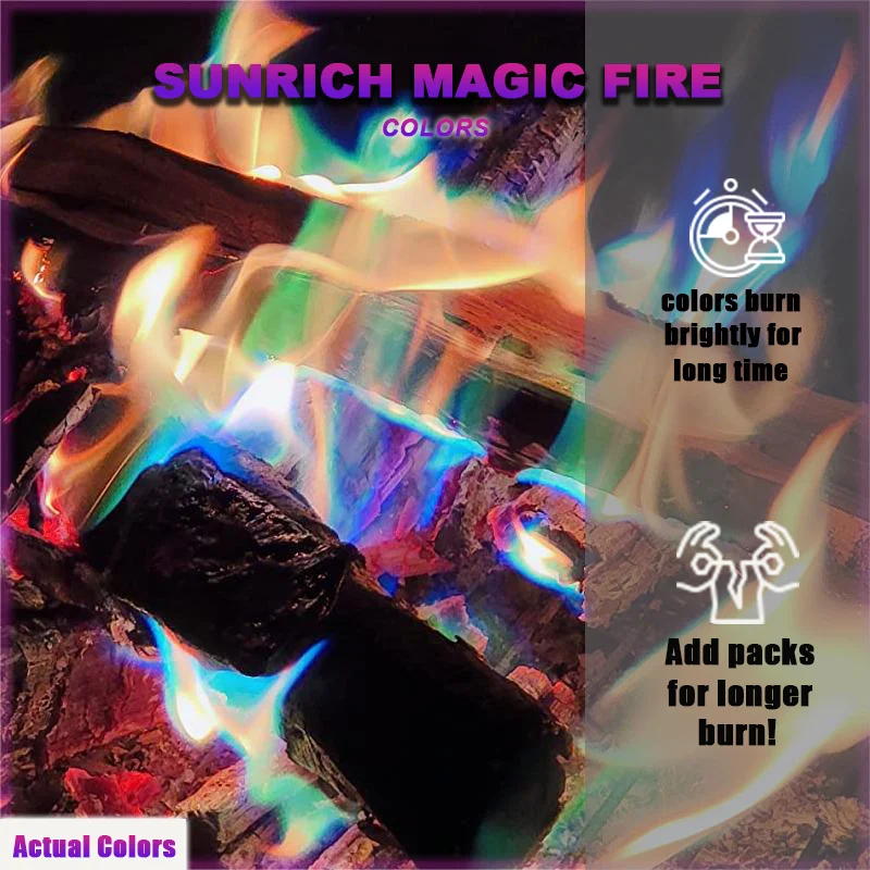 10 g  Creative toy color flame powder bonfire color change firework colorful magic flame powder