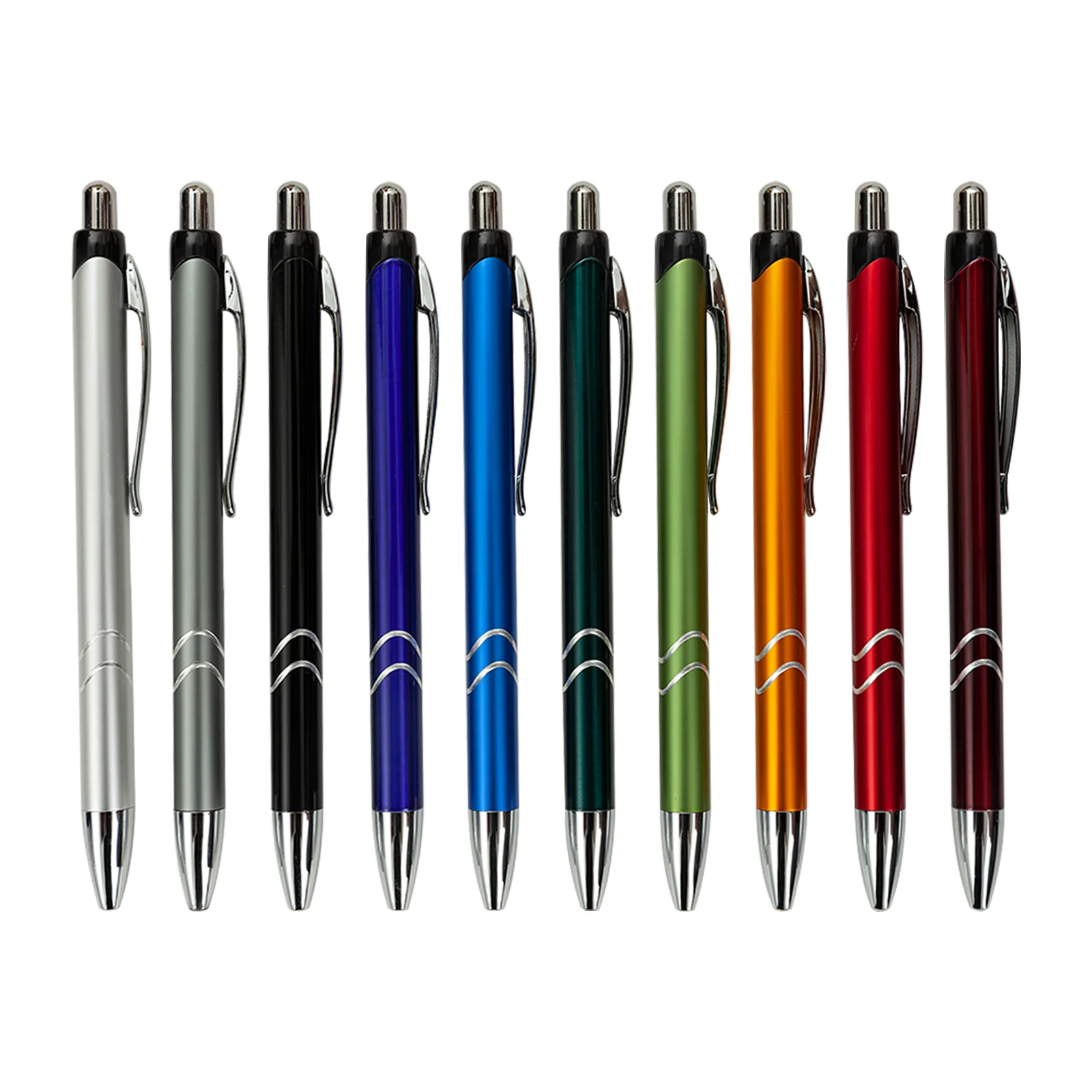 Aihao Metal Retractable 0.8mm/1.0mm Custom Ballpoint  Pens