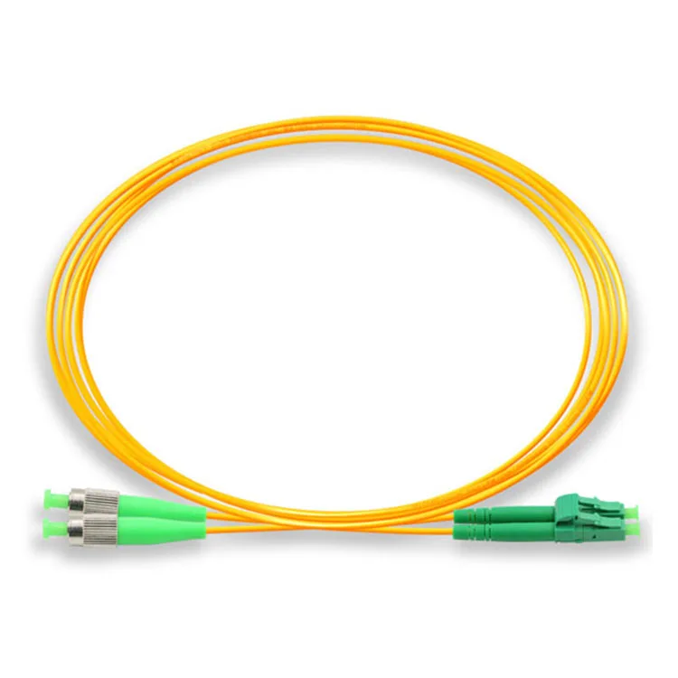 Хорошая цена LC-FC APC SM 3 м 2,0 мм желтый G652D Дуплекс Волоконно-оптический патч-корд