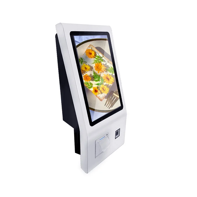 Wall mounted or Desktop restaurant bank or hotel self service ordering payment touch all in one