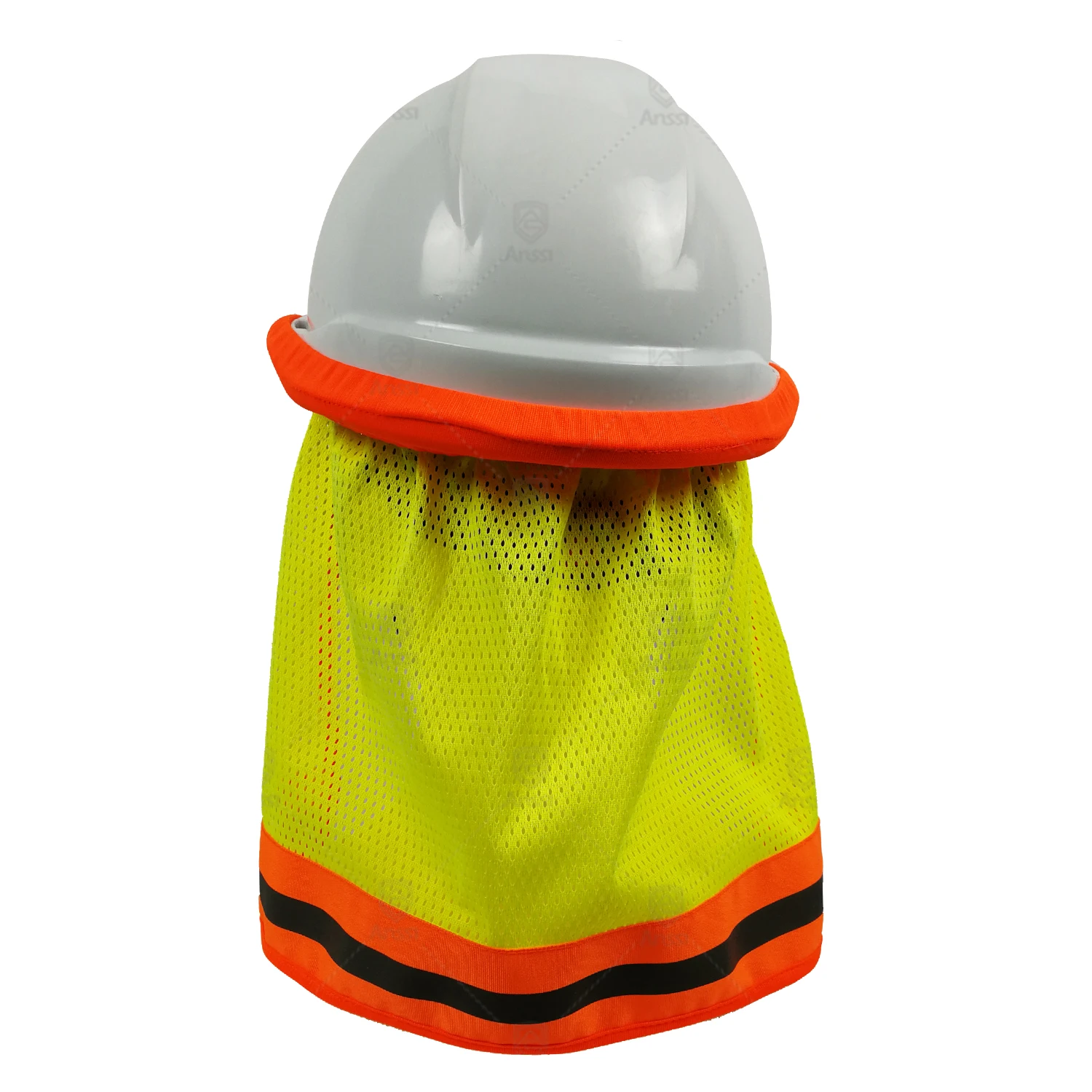Hi-vis Safety Hard Hat Neck Shade Safety Helmet Sun Shield
