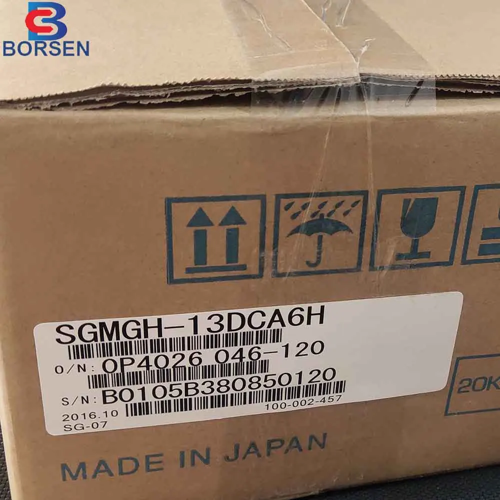  Оригинальный новый японский серводвигатель переменного тока 1300 Вт Yaskawa SGMGH-13DCA-YG15 13DCA6F-OY