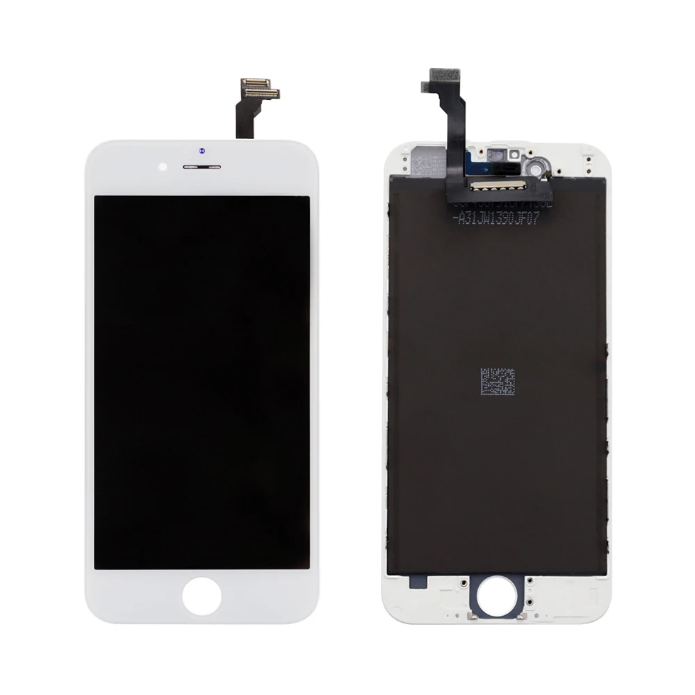 Factory Supplier High Quality Lcd Screen for iPhone 6 White Lcd Display Assembly with Frame Replacement