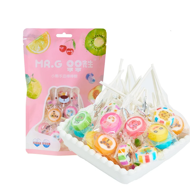 Candy Sweet Hard Candy Feature Wholesale Lollipops 6g x 18 Bags Mix  lollipop candy