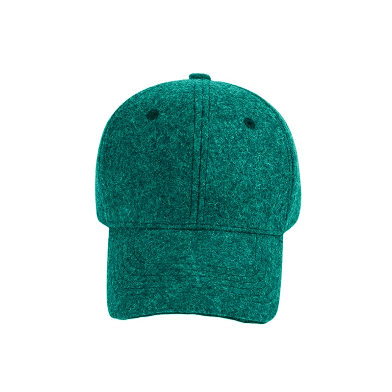 High Quality Wool Blend Baseball Cap Custom Outdoor Wear for Men and Women Popular Hat