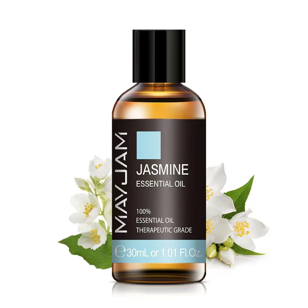 Эфирное масло частная торговая марка 100% органическое эфирное жасмина персональный продукт для красоты и ухода за кожей