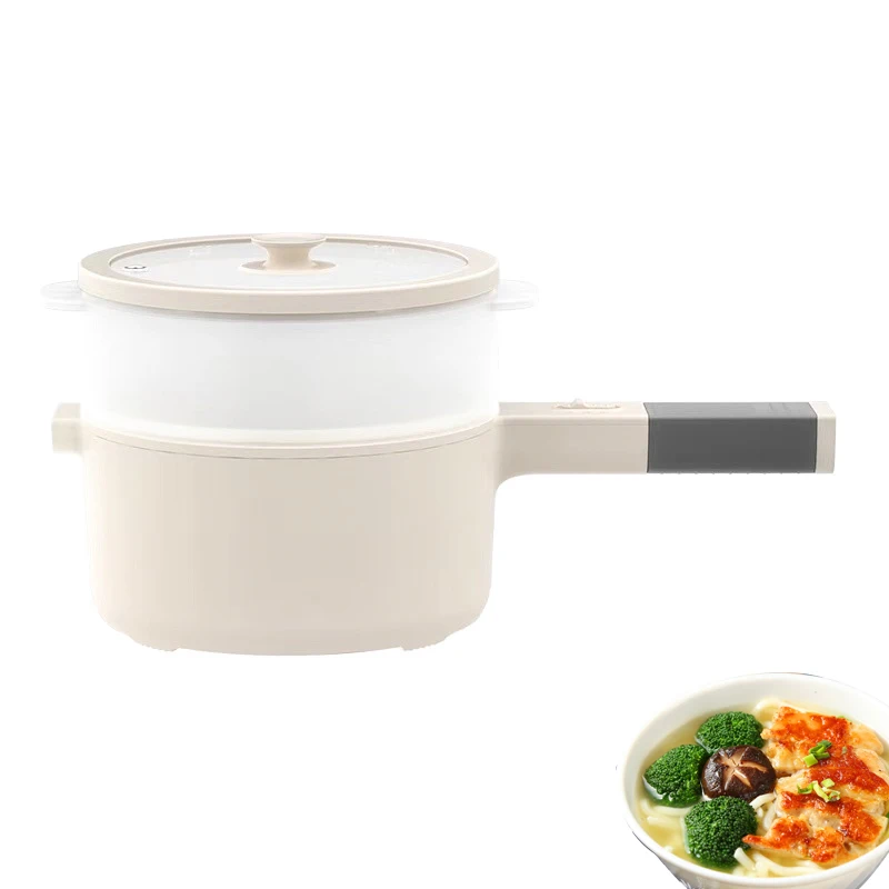 Электрическая плита, Многофункциональный Электрический горшок для жарки и отпаривания, мини-антипригарный горшок для горячей лапши