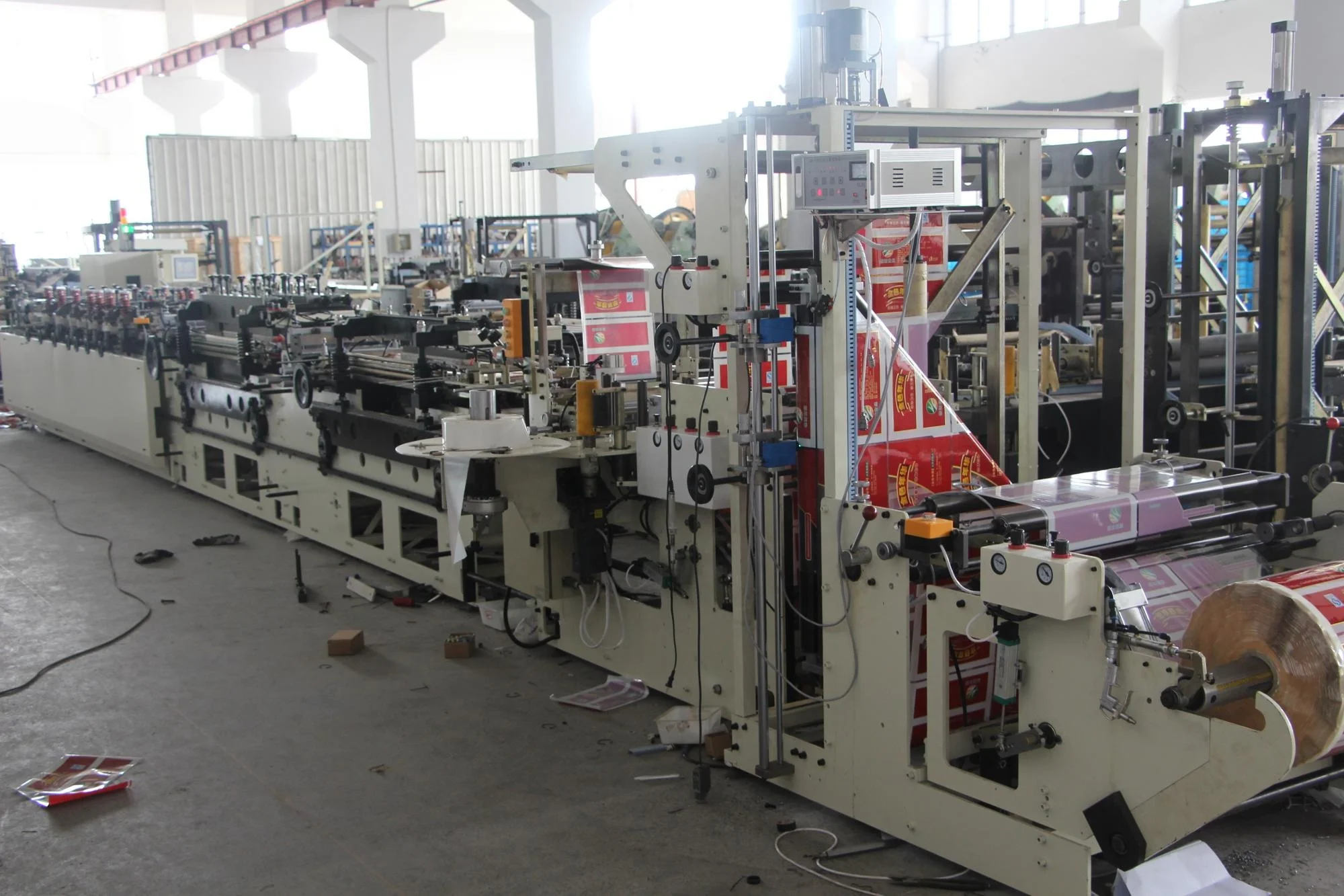 Automatic medical sterilization pouch making machine