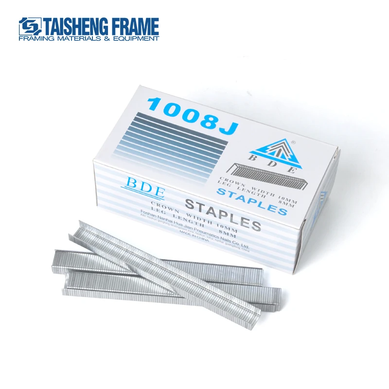 TS-D26 High Quality Nails Upholstery Tack Pin Sofa Nail Gun Staple 1008J U-type Nail Iron 30box /ctn 5000pcs/box in Stock CN;ZHE