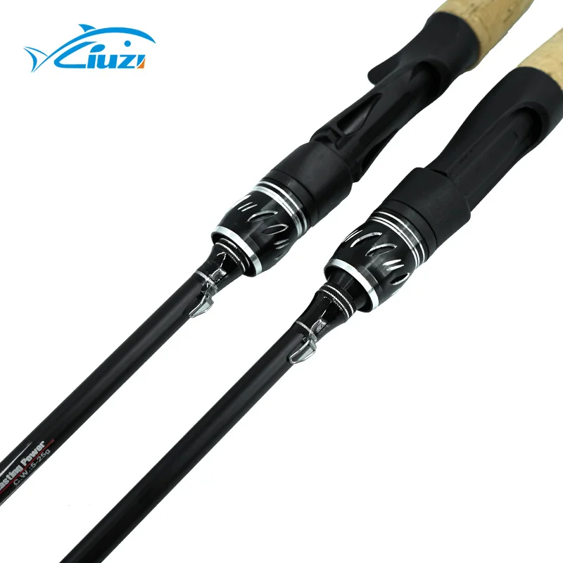 Cheap carbon 2 bait bait fishing rod rotation rod cast sticks are ready