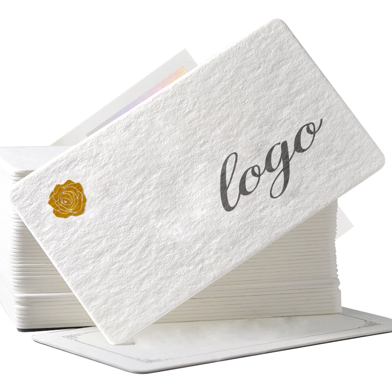 Custom Printing Art Paper Business Card Embossed Name Business Card Free Sample Luxury Printing with Logo Customized