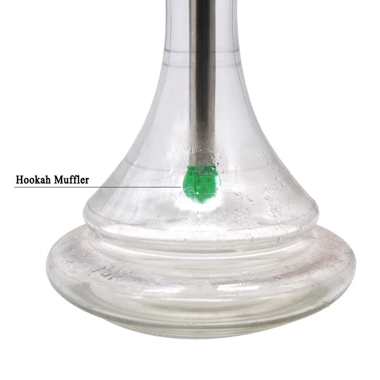 Chinese wholesale fitting bell type silica gel hookah silencer Narguile   shisha hukka sheesha chicha shisha muffler