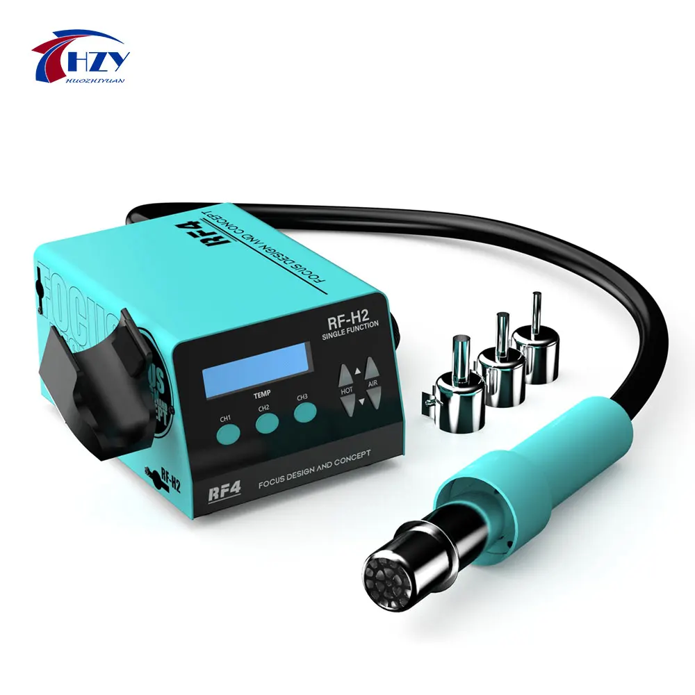 RF4 1000W Anti-static Hot Air Gun Soldering Iron Station Digital Display for Phone Motherboard IC Automatic Welding Repair Tool