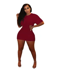 Hollow out side zipper solid color dress short mini dress