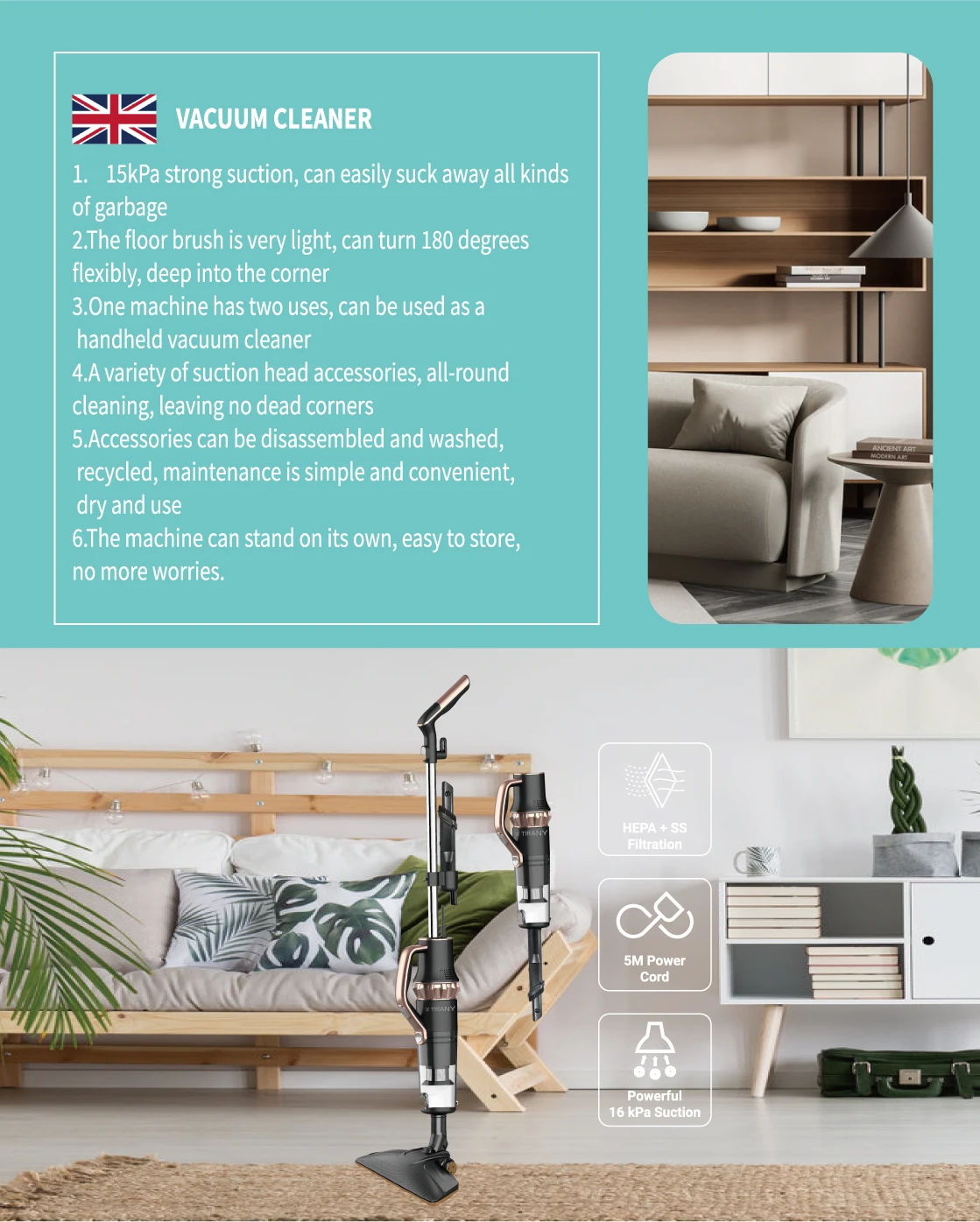 yl tiffany 2in1 professional vacuum cleaner electric corded ash cyclone dry vacuum cleaners for home use