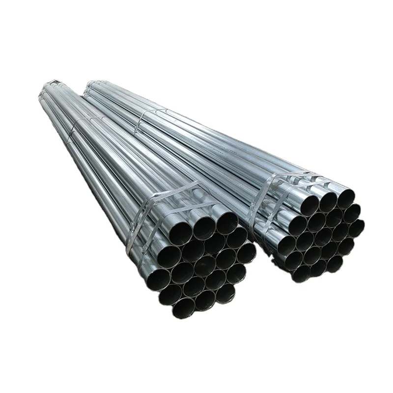 Hot dipped astm a53  seamless 4 inch18 gauge 12 ft 6 meter round tube galvanized steel pipe  factory outlet