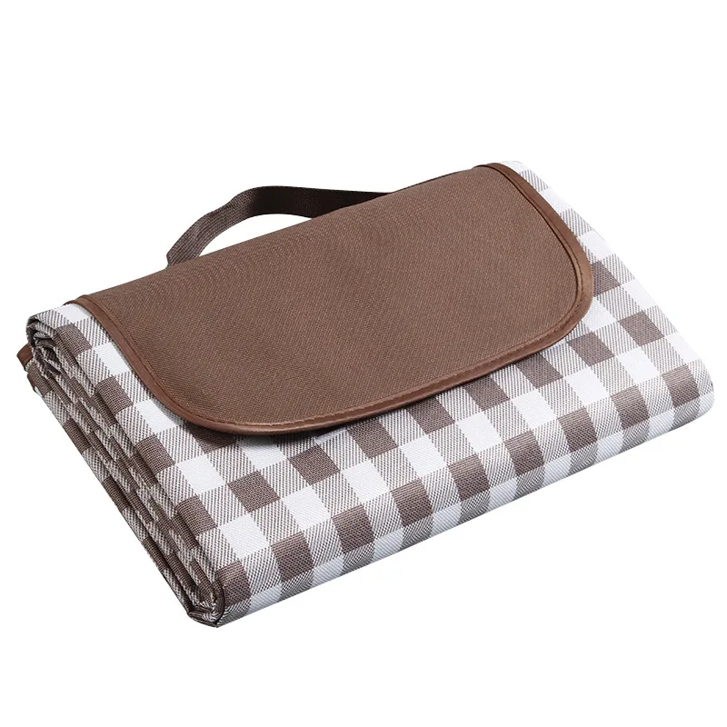 Mat Picnic Blanket Straw Sitting Pad With Leather Quilt Picnic Blanket All Season Universal Portable Picnic Mat